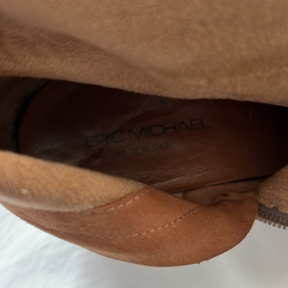 Eric Michael Web Shoemakers Tan Leather SoHo Booties - Picture 8 of 11